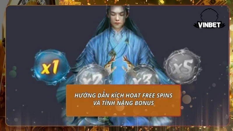 Hướng dẫn kích hoạt Free Spins và tính năng Bonus