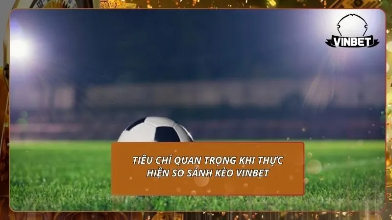 Tiêu chí quan trọng khi thực hiện so sánh kèo VINBET